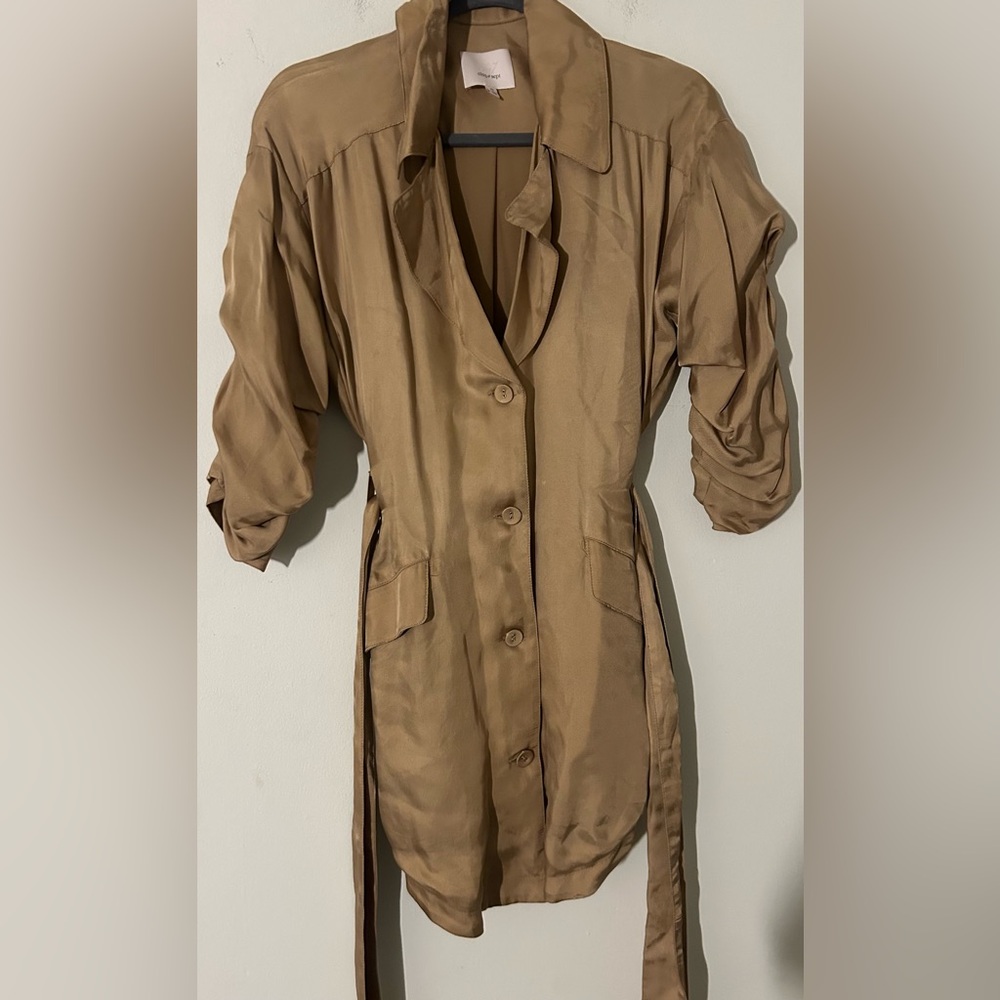 Cinq à Sept Tan Trench Coat